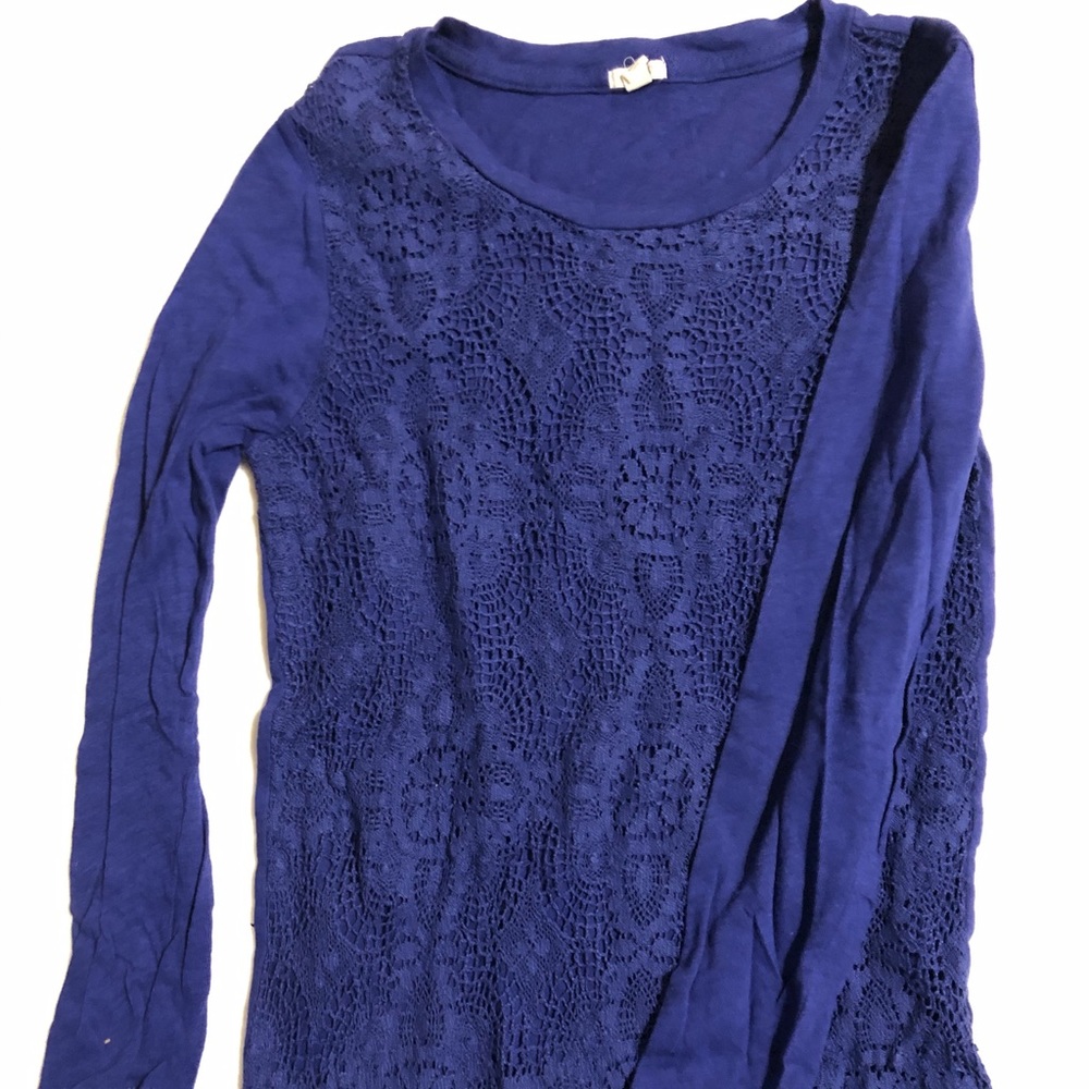 Long Sleeve Lace/Tshirt top